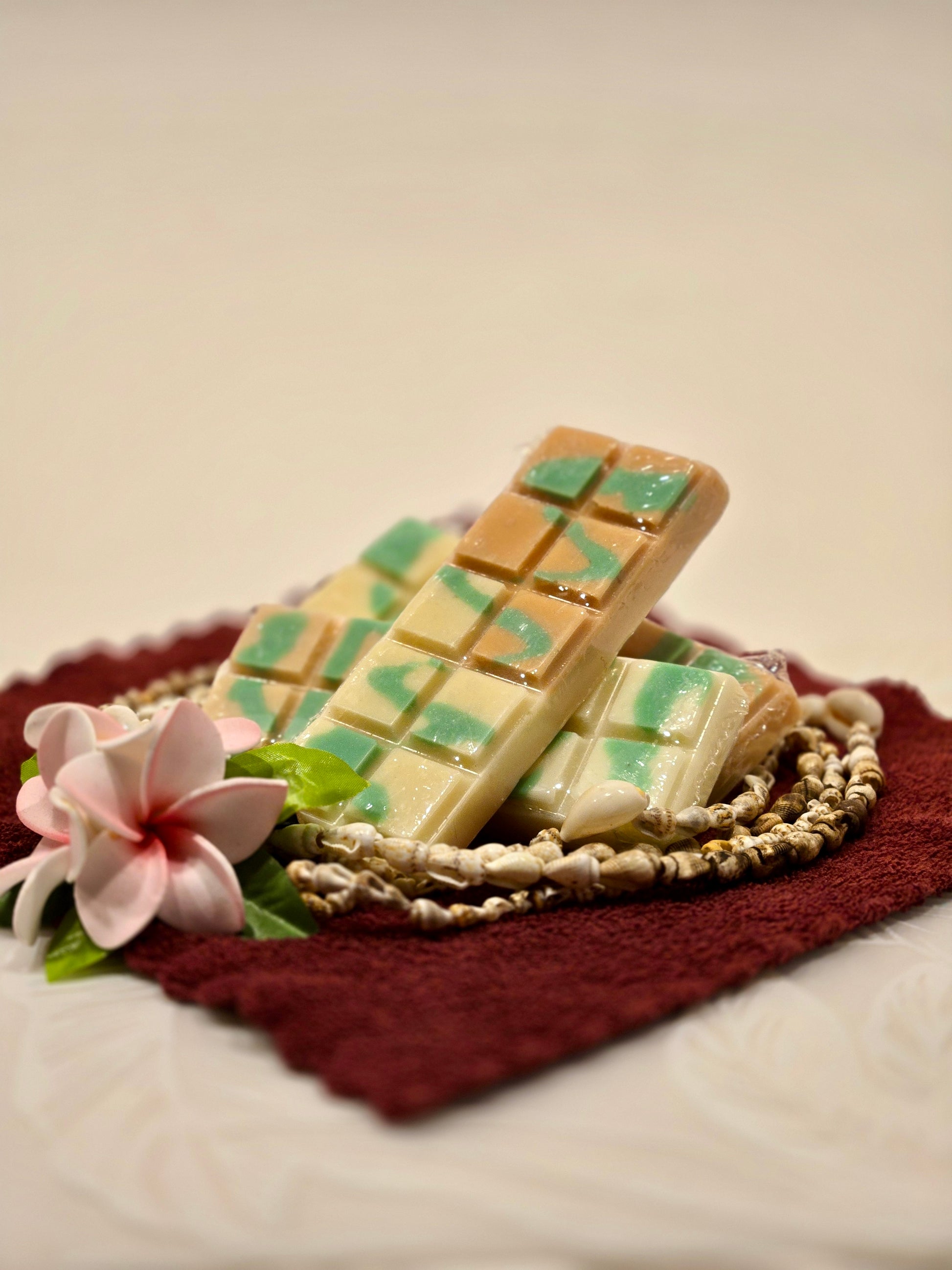 ginger lei scented wax melt bar 